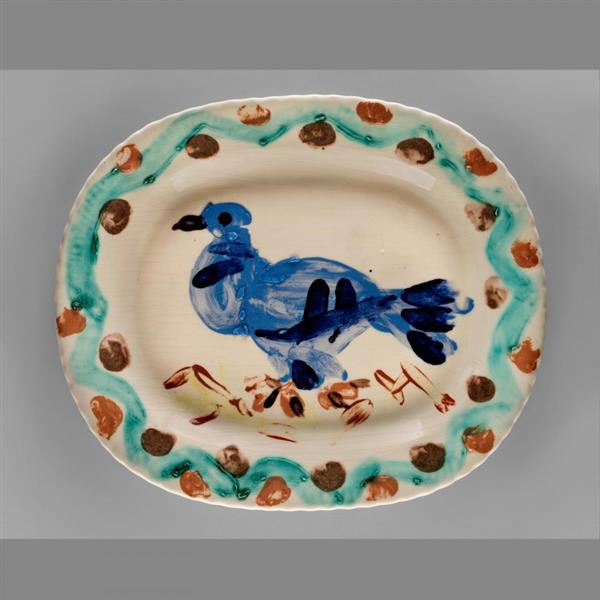 Pablo Picasso Oil Paintings Pigeon In Saucer